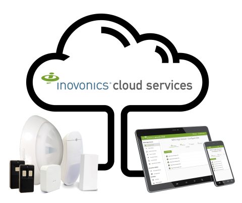 Cloud Graphic - Inovonics Cloud Services