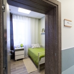 Senior living door to room